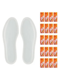 20 Paar Sohlenwärmer in Weiß - Größe XL>relaxdays Best