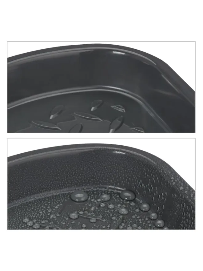 3 x Schuhabtropfschale in Grau - (B)48 x (H)3 x (T)34 cm>relaxdays Sale
