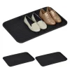 3 x Schuhabtropfschale in Schwarz - (B)60 x (H)3 x (T)40 cm>relaxdays Clearance