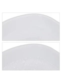 relaxdays Schuhpflege Und Mehr|Schuhpflege Und Mehr^3 x Schuhabtropfschale in Weiß - (B)48 x (H)3 x (T)34 cm
