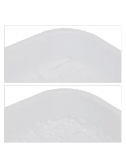 relaxdays Schuhpflege Und Mehr|Schuhpflege Und Mehr^2 x Schuhabtropfschale in Weiß - (B)74x (H)3,5 x (T)36 cm