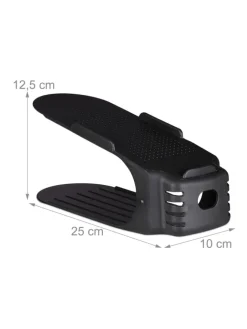 relaxdays Schuhpflege Und Mehr|Schuhpflege Und Mehr^30 x Schuhstapler in Schwarz