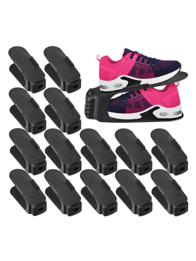 15 x Schuhstapler in Schwarz>relaxdays Best