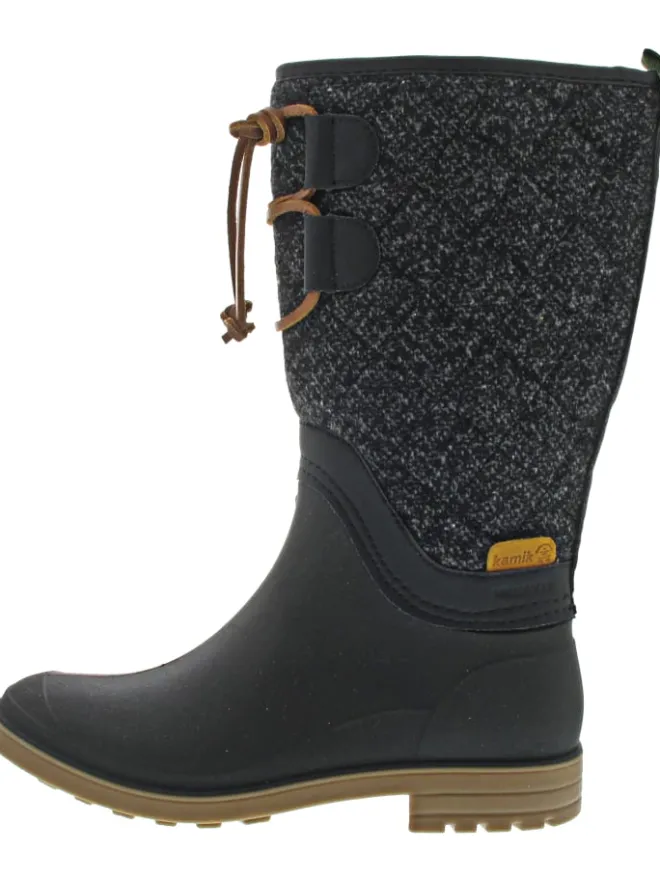 Abigail Gummistiefel Schwarz>Kamik Outlet