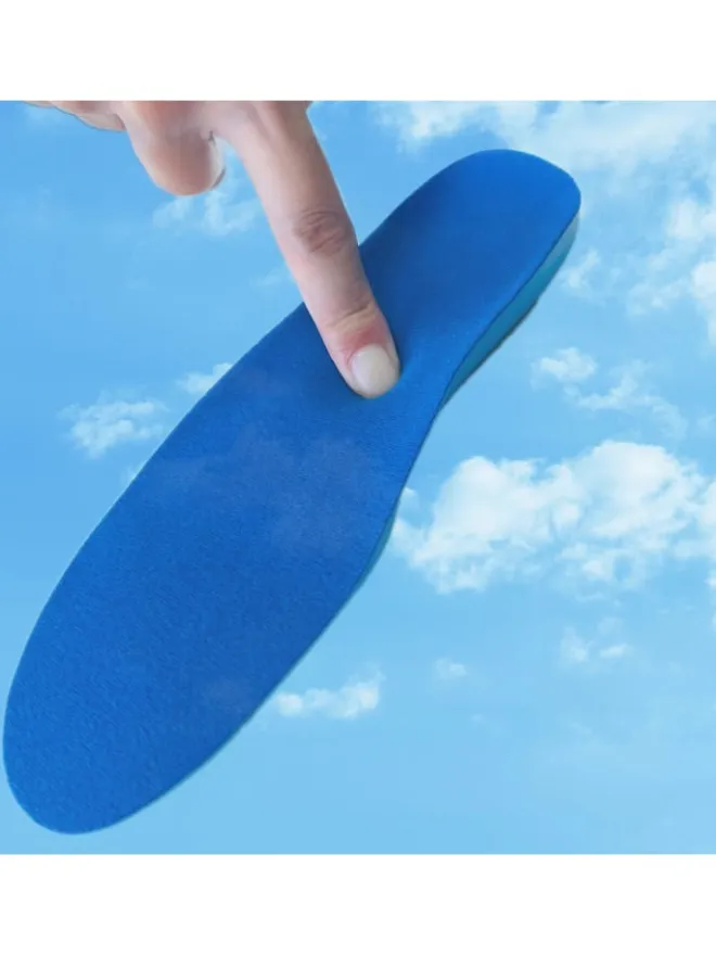 Wisam® Einlegesohlen^AirTag Schuheinlage Schutzhülle 155-170 mm Blau
