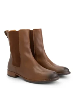 mysa Stiefeletten^Ambrozia Leather in Cognac