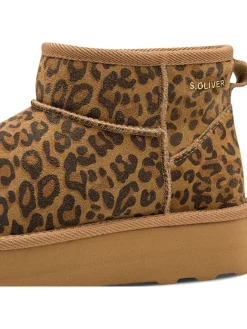 s.Oliver Stiefeletten^Ankle-Boots in Beige/ Braun/ Hellbraun