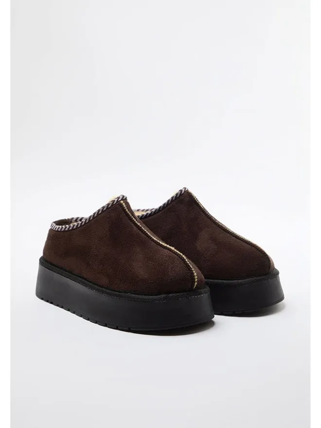 Ankle-Boots in Braun>trendyol Hot
