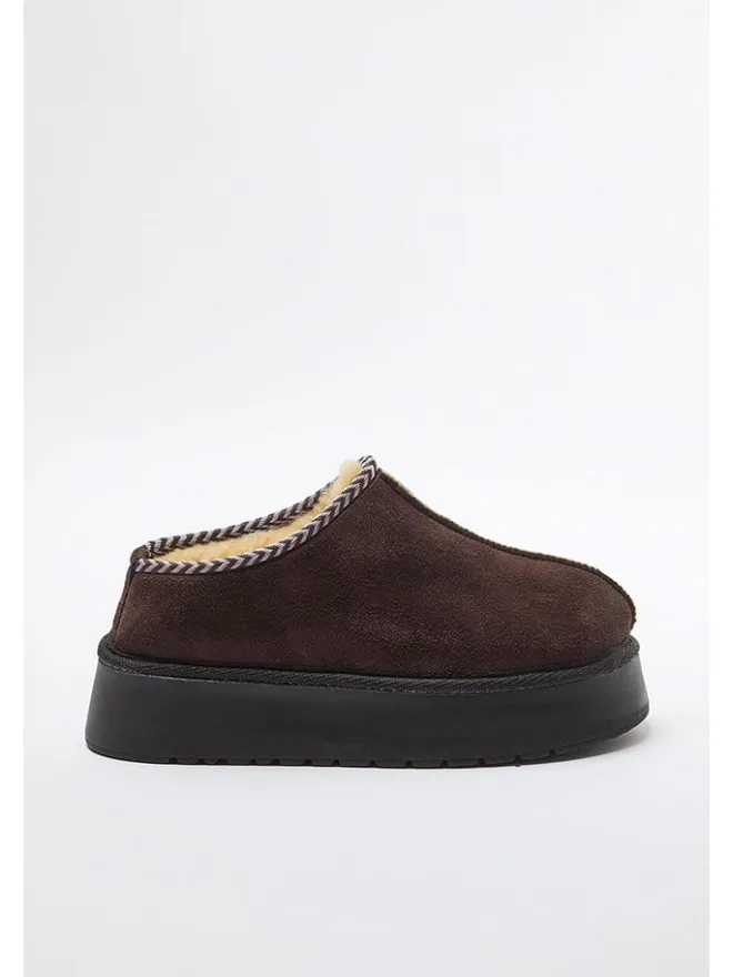 Ankle-Boots in Braun>trendyol Hot
