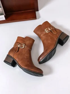 Ankle-Boots in Hellbraun>Sixth Sens Hot