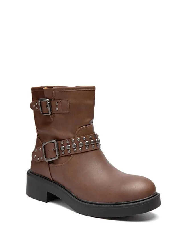 Sixth Sens Stiefeletten^Ankle-Boots in Hellbraun