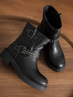 Ankle-Boots in Schwarz><noscript><img width=