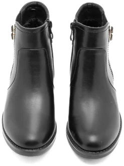 Ankle-Boots in Schwarz><noscript><img width=