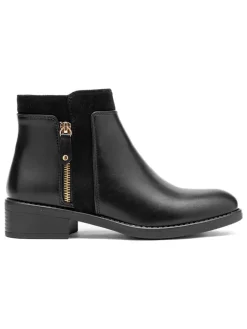 C'M Stiefeletten^Ankle-Boots in Schwarz