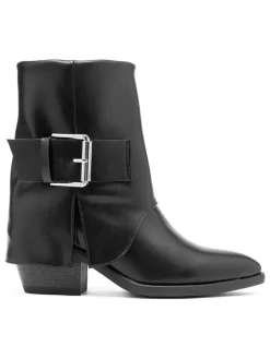 C'M Stiefeletten^Ankle-Boots in Schwarz