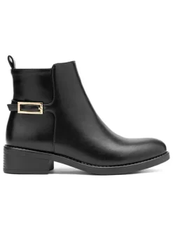 Ankle-Boots in Schwarz>C'M Sale