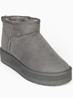 ISLAND BOOT Stiefeletten^Ankle-Boots "Miley" in Grau