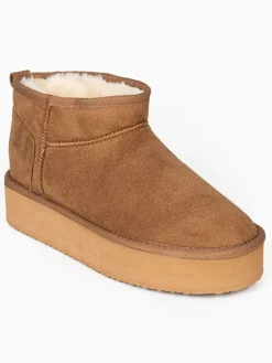 ISLAND BOOT Stiefeletten^Ankle-Boots "Miley" in Hellbraun