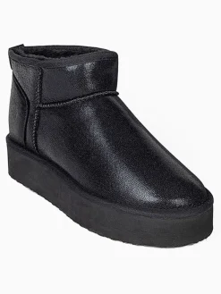 ISLAND BOOT Stiefeletten^Ankle-Boots "Miley" in Schwarz
