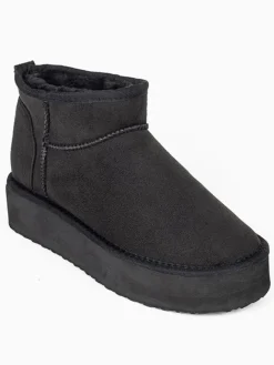ISLAND BOOT Stiefeletten^Ankle-Boots "Miley" in Schwarz