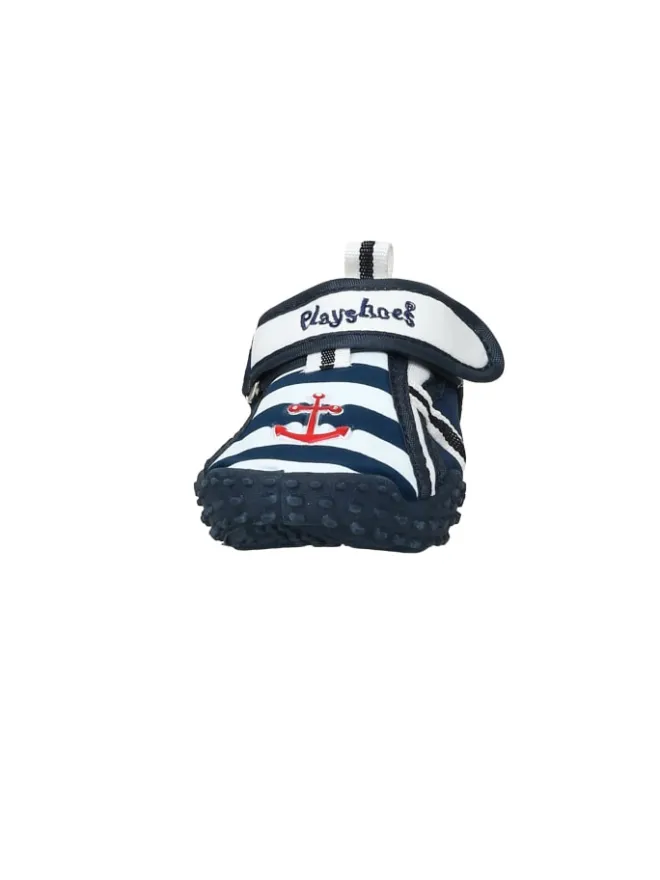 Playshoes Badeschuhe|Badeschuhe^Aqua-Schuh maritim in Marine/weiß