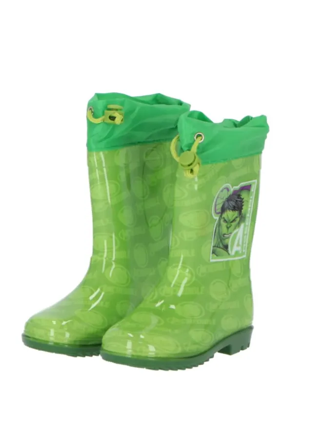 Regenstiefel Wasserdichte Gummistiefel für Kinder in Grün>Avengers New