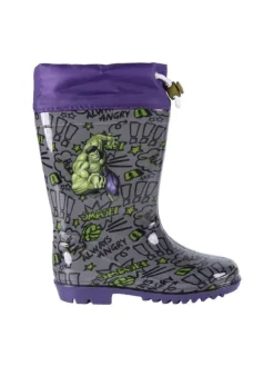 Avengers Gummistiefel|Gummistiefel^Regenstiefel Wasserfeste Stiefel Gummistiefel für Kinder in Lila