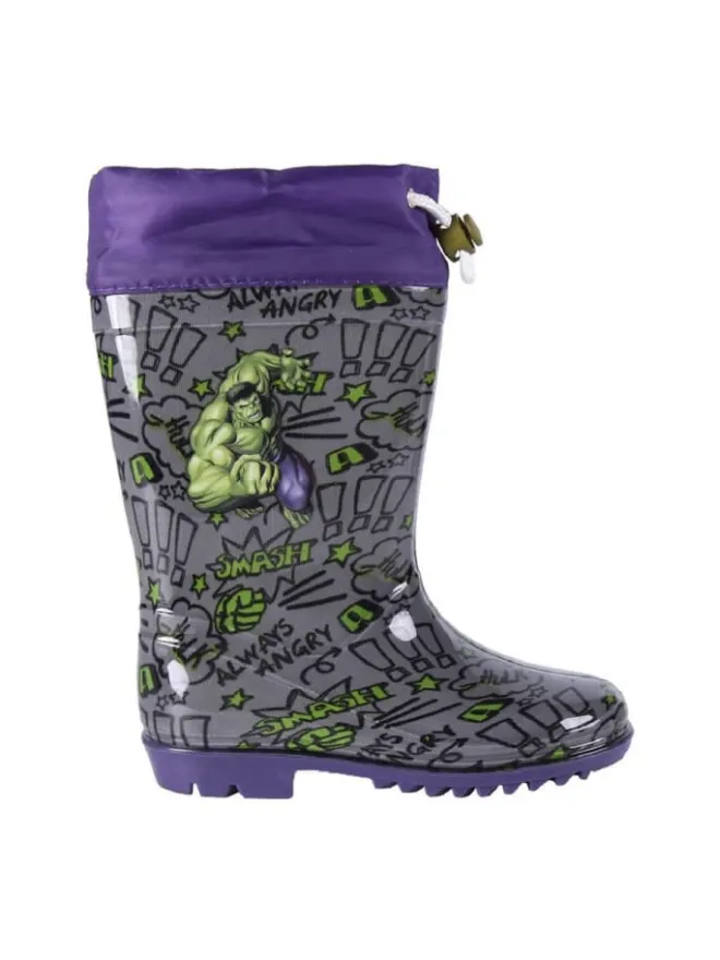 Avengers Gummistiefel|Gummistiefel^Regenstiefel Wasserfeste Stiefel Gummistiefel für Kinder in Lila