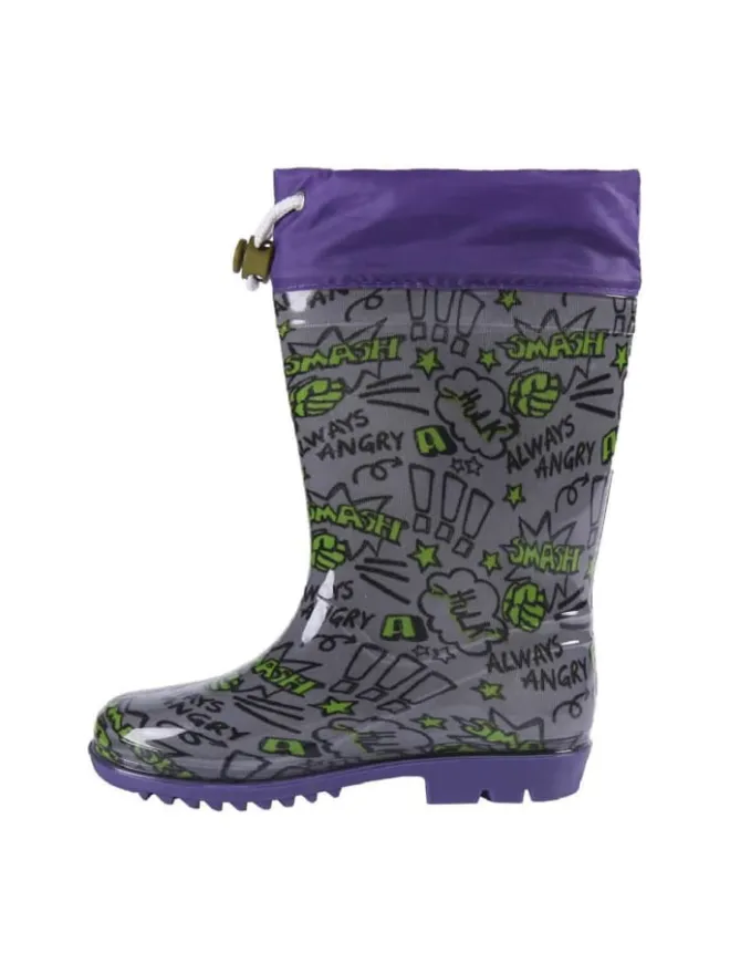 Avengers Gummistiefel|Gummistiefel^Regenstiefel Wasserfeste Stiefel Gummistiefel für Kinder in Lila