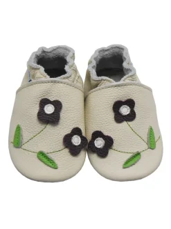 Baby Krabbelschuhe aus Leder, weiche Lauflernschuhe mit rutschfester Sohle>Yihakids Online