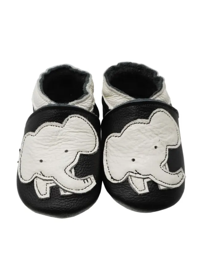 Yihakids Krabbelschuhe^Baby Krabbelschuhe aus Leder, weiche Lauflernschuhe mit rutschfester Sohle