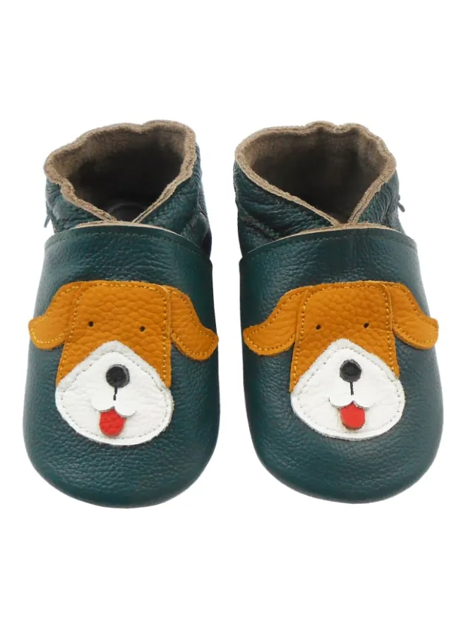 Basrakids Krabbelschuhe^Baby Krabbelschuhe aus Leder, weiche Lauflernschuhe mit rutschfester Sohle