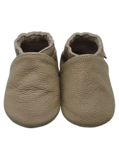 Baby Krabbelschuhe aus Leder mit rutschfester Sohle – Khaki>Yalion Sale