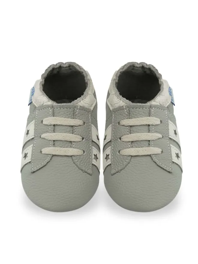 Yihakids Krabbelschuhe^Baby Krabbelschuhe aus Leder, weiche Lauflernschuhe mit rutschfester Sohle