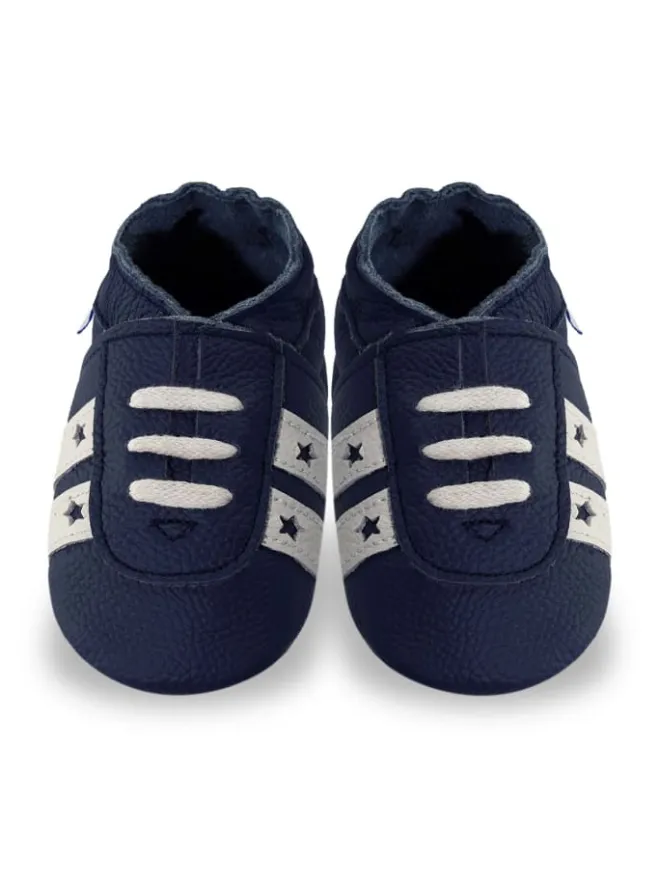 Yihakids Krabbelschuhe^Baby Krabbelschuhe aus Leder, weiche Lauflernschuhe mit rutschfester Sohle