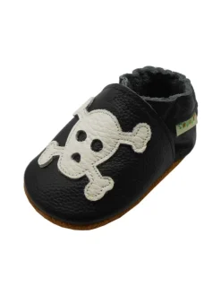 Baby Krabbelschuhe aus Leder, weiche Lauflernschuhe mit rutschfester Sohle>Sayoyo New