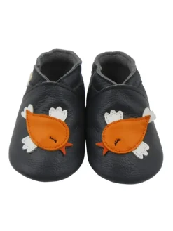 Baby Leder-Krabbelschuhe "Birdie" in Schwarz>Mepiq Sale