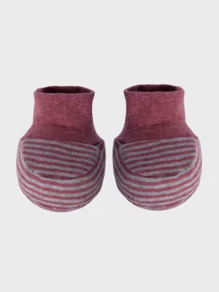 Baby Schuhe in Bordeaux Melange>OrganicEra Hot