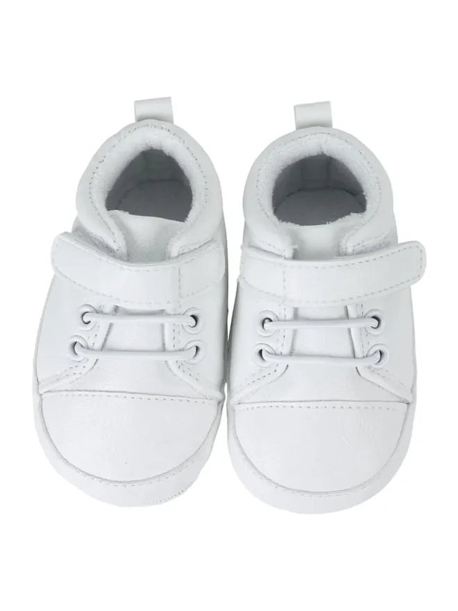 Sterntaler Krabbelschuhe^Baby Schuhe uni in weiß