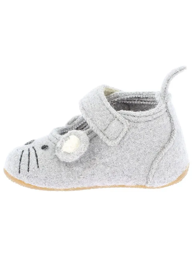 Living Kitzbühel Halbschuhe|Ballerinas^Babyballerinas "Mäuschen" in Grau