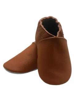 Baby-Leder-Laufschuhe, komfortabel mit rutschfester Sohle - Braun><noscript><img width=