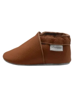 Baby-Leder-Laufschuhe, komfortabel mit rutschfester Sohle - Braun><noscript><img width=