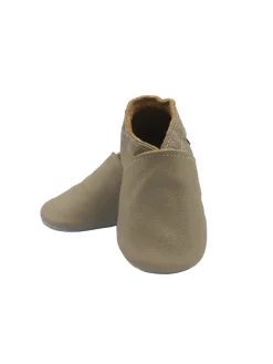 Baby-Leder-Laufschuhe, komfortabel mit rutschfester Sohle - Khaki>Bemesu Discount