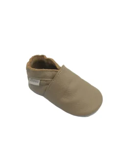 Baby-Leder-Laufschuhe, komfortabel mit rutschfester Sohle - Khaki><noscript><img width=