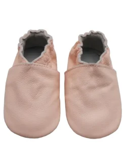 Bemesu Krabbelschuhe^Baby-Leder-Laufschuhe, komfortabel mit rutschfester Sohle - Rosa