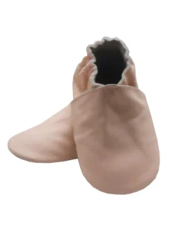 Bemesu Krabbelschuhe^Baby-Leder-Laufschuhe, komfortabel mit rutschfester Sohle - Rosa