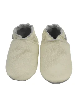 Baby-Leder-Laufschuhe, komfortabel mit rutschfester Sohle - Weiß>Bemesu Online