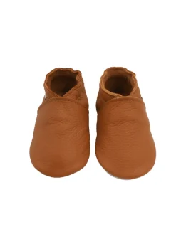 Baby-Leder-Laufschuhe, komfortabel mit rutschfester Sohle - Braun>Bemesu Outlet