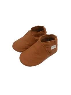 Baby-Leder-Laufschuhe, komfortabel mit rutschfester Sohle - Braun>Bemesu Outlet