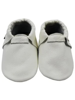 Baby-Leder-Laufschuhe, komfortabel mit rutschfester Sohle - Weiß>Mepiq Sale